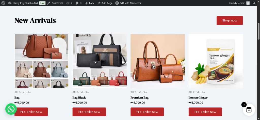 Portfolio Case Study: Hassy K Global Limited E-Commerce & Pre-Order Platform Portfolio Case Study: Hassy K Global Limited E-Commerce & Pre-Order Platform